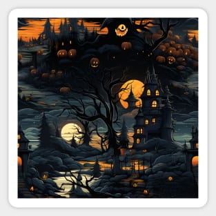 Halloween Decorations 17 - Haunted House Sticker